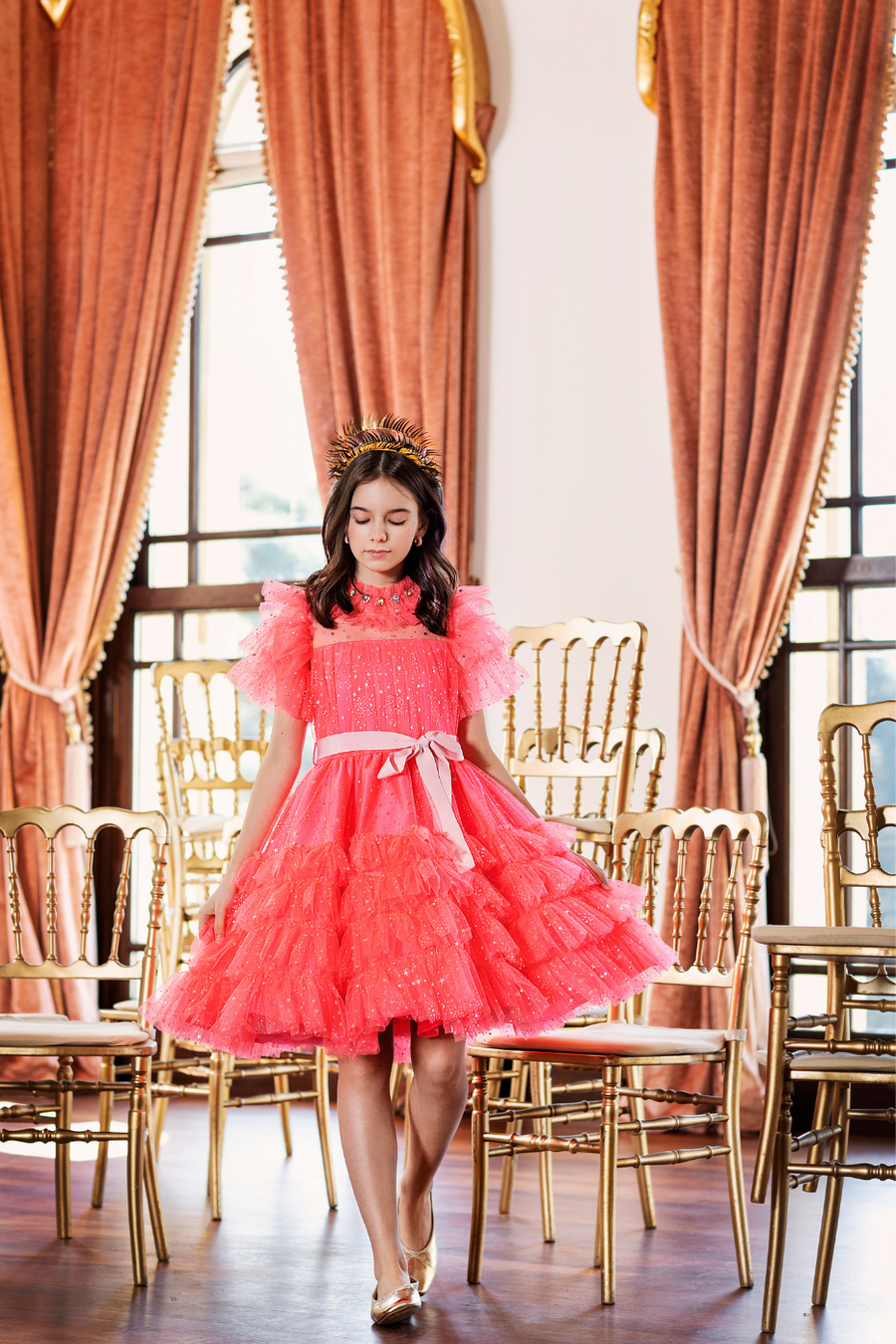 Neon Star Dress