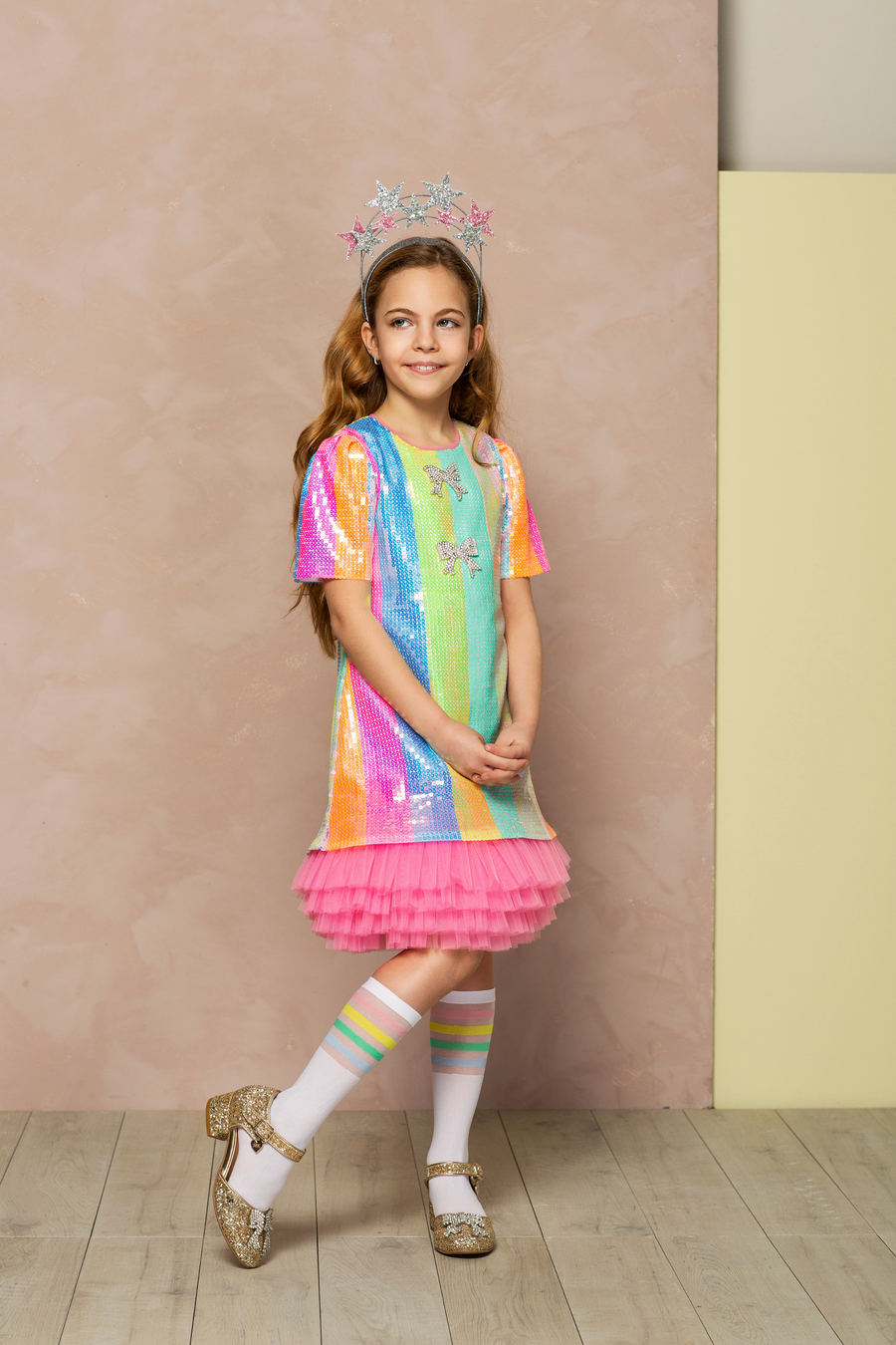 Rainbow Multicolored Dress