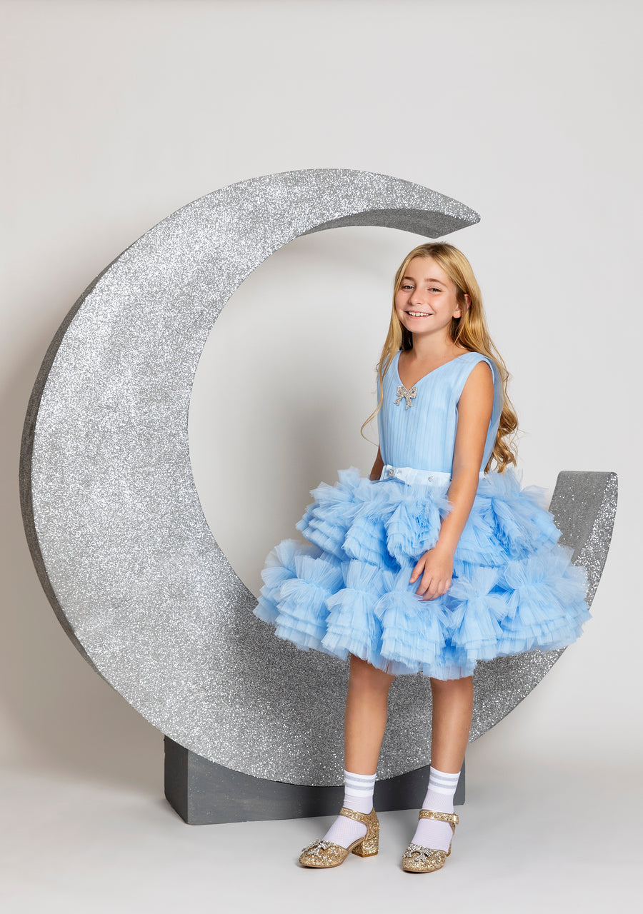 Melissa Tulle Blue Dress